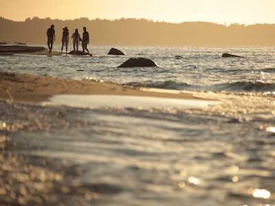 Spiaggia al tramonto